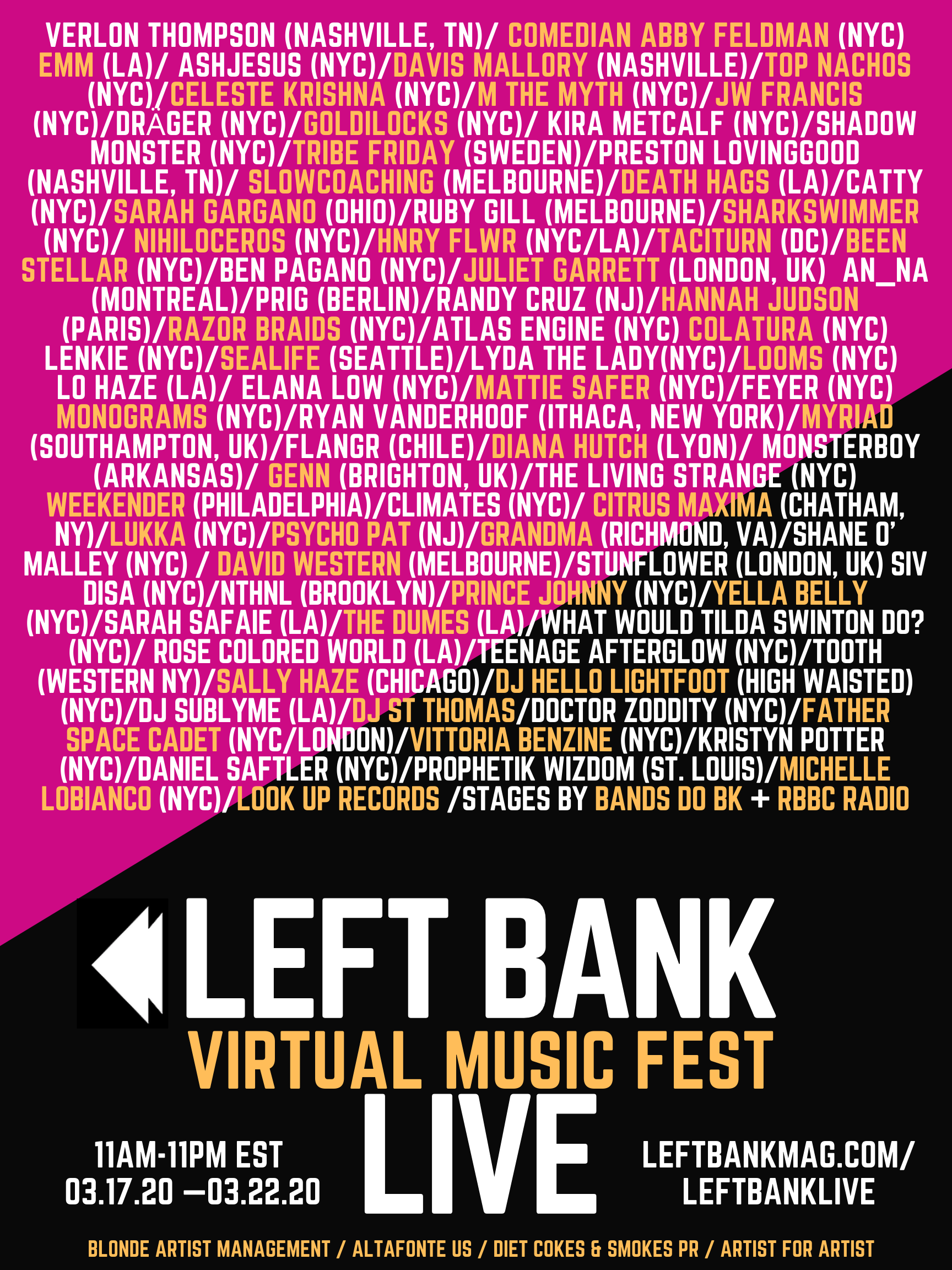 Left Bank Live: Day 1